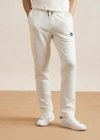 EASY TEXTURED PANTS WHITE-MV