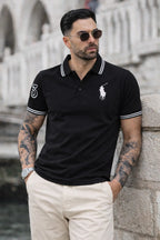 THE HERITAGE CLASSIC POLO BLACK