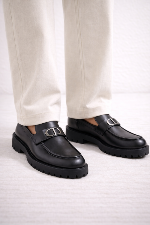 D-LUXE HIGH SOLE SHOES BLACK MV-16