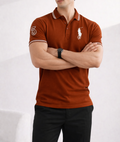 THE HERITAGE CLASSIC POLO BROWN