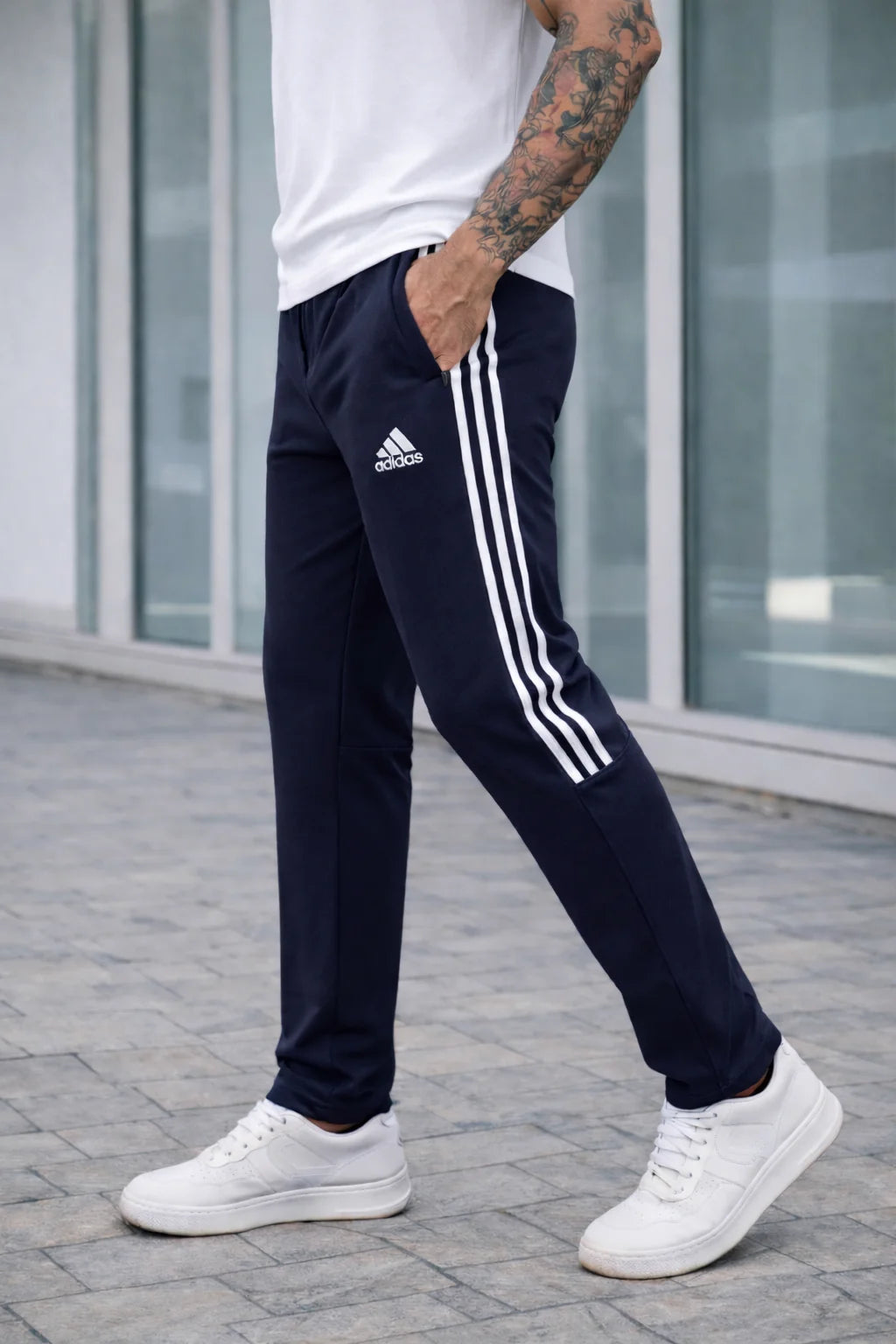THE COMFORT LINNING TROUSER-NAVY
