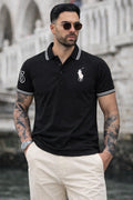 THE HERITAGE CLASSIC POLO BLACK
