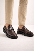 V-ELITE HIGH SOLE SHOES BROWN MV-14
