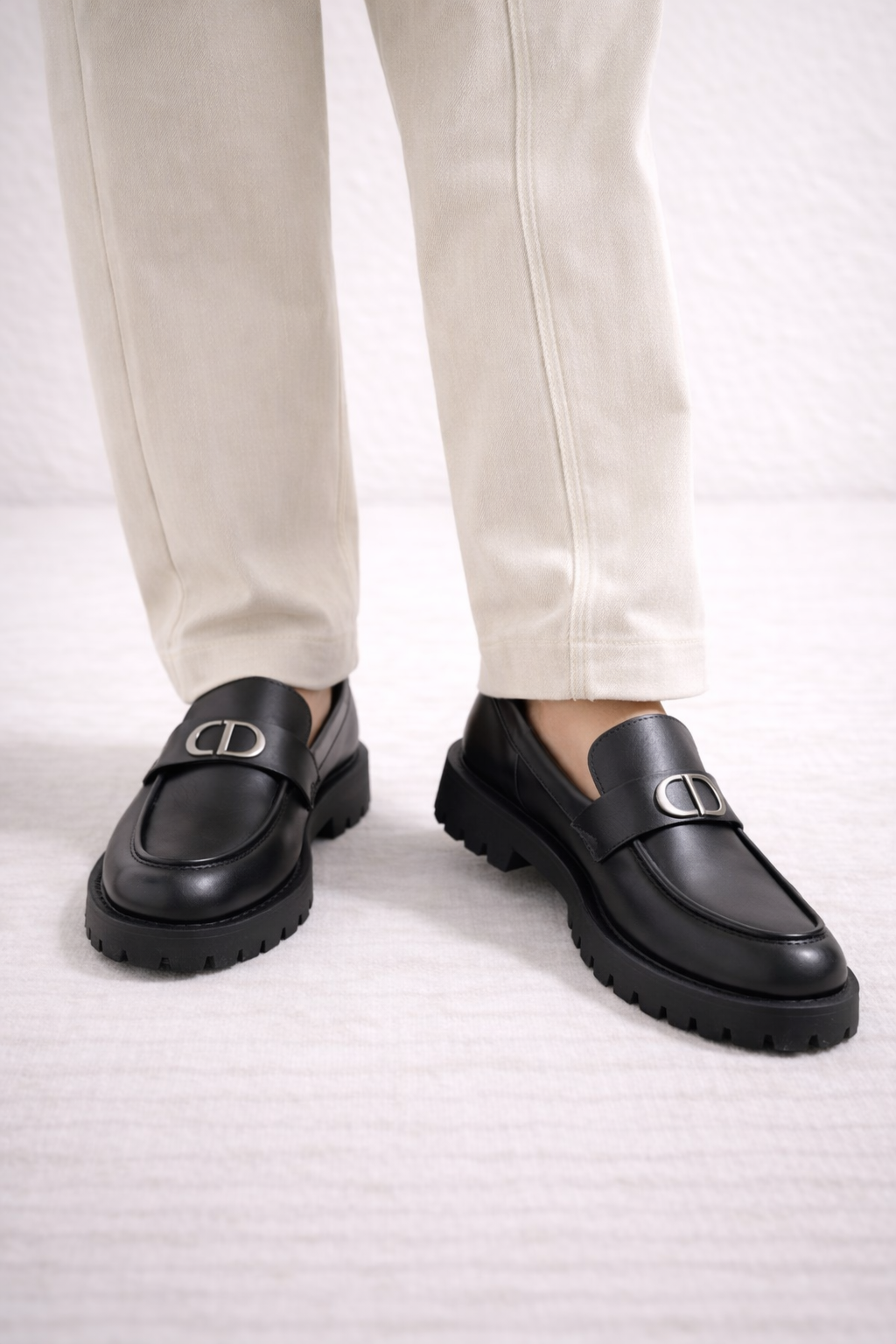 D-LUXE HIGH SOLE SHOES BLACK MV-16