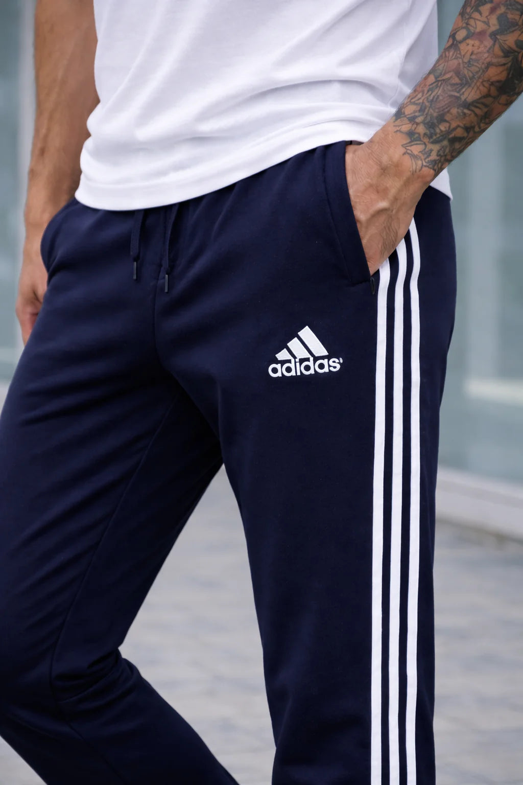 THE COMFORT LINNING TROUSER-NAVY
