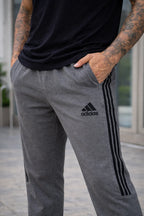 THE COMFORT LINNING TROUSER-CHARCOAL