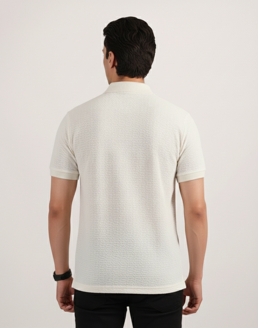 D-CLASSIC TEXTURE POLO-MV