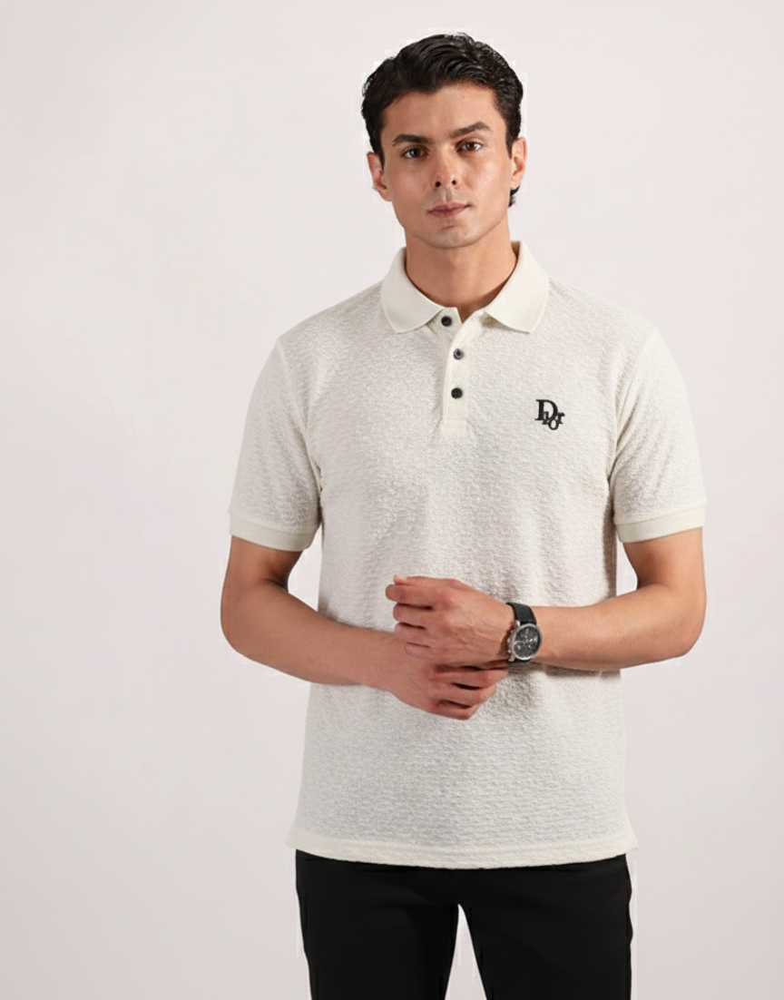 D-CLASSIC TEXTURE POLO-MV