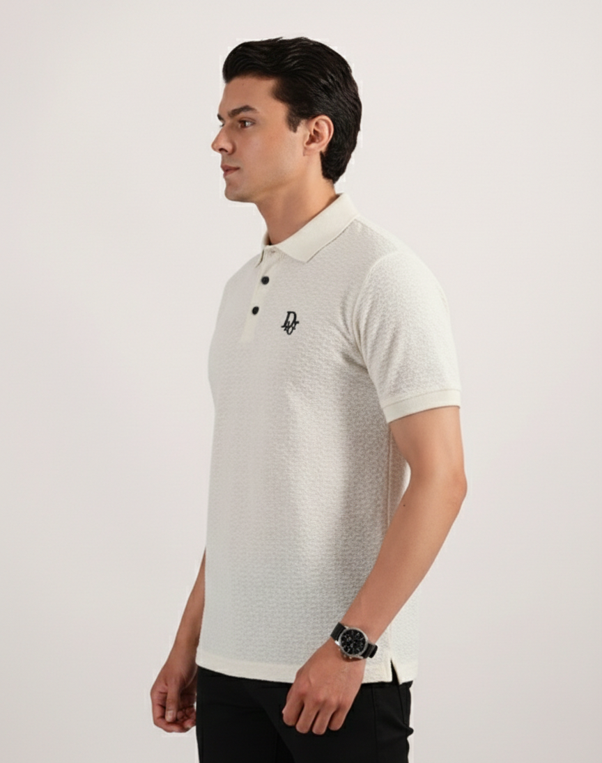 D-CLASSIC TEXTURE POLO-MV