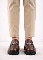 D-LUXE HIGH SOLE SHOES BROWN MV-16