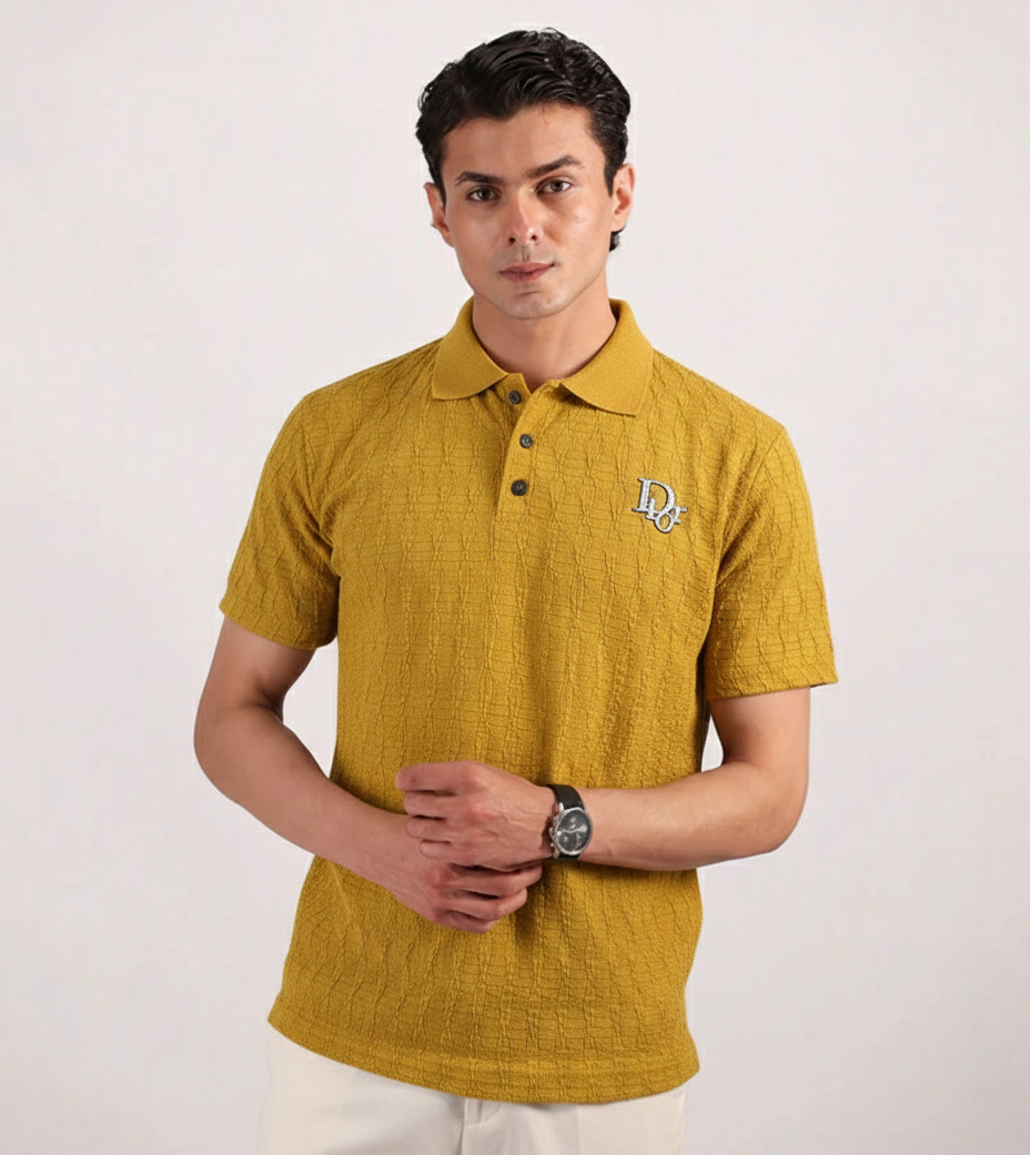 D-CLASSIC TEXTURE POLO-MV