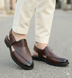 THE SHADOW-CRAFT PESHAWARI SLIPPER BROWN MV-18