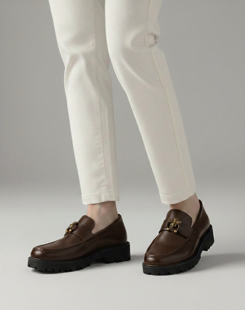 BEE-LUG SOLE SHOES BROWN-MV15