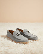 SOFTLANE SUEDE LOAFERS GREY-MV04