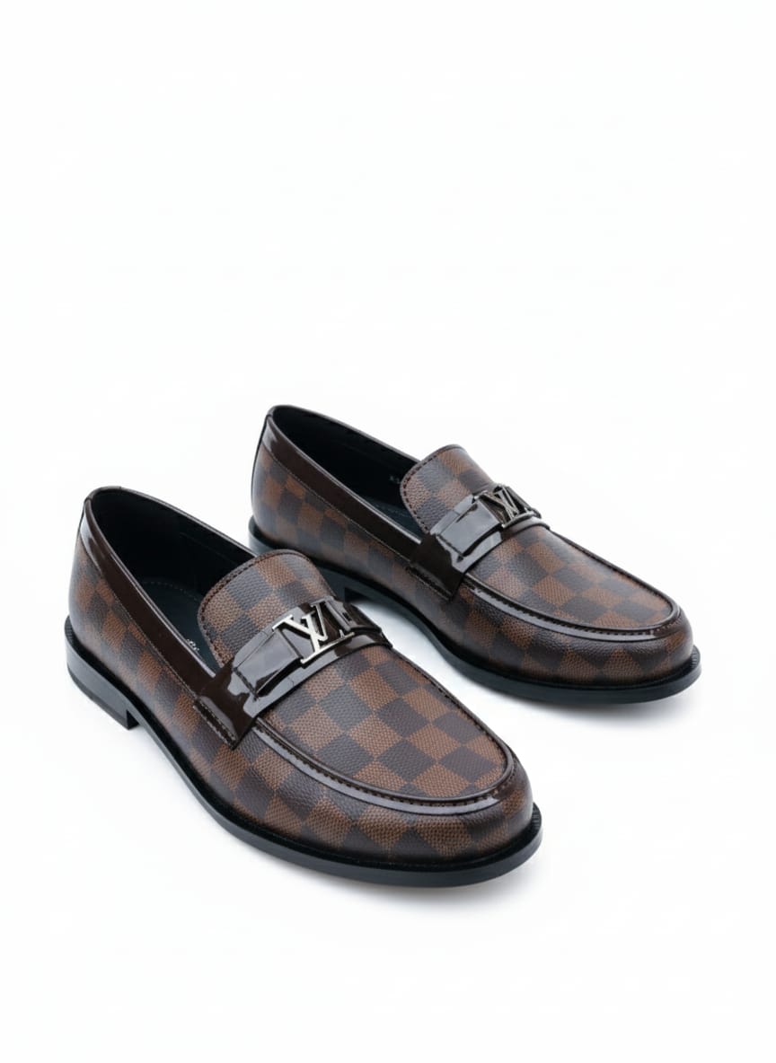LOUIS FIT SHOES BROWN-MV02