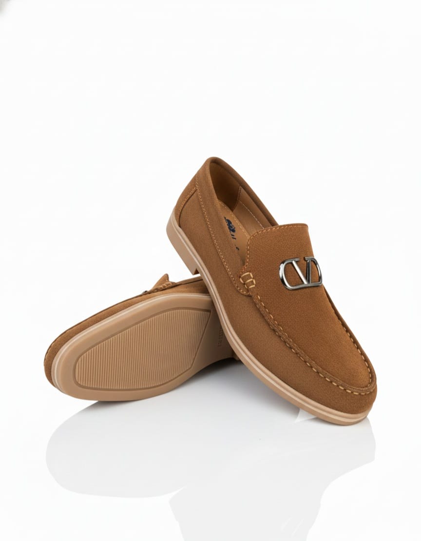 SOFTLANE SUEDE LOAFERS BROWN-MV04