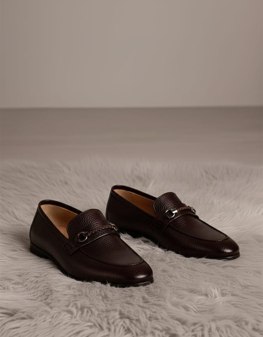 CLASSIC LEATHER POCKET SHOES-MV06