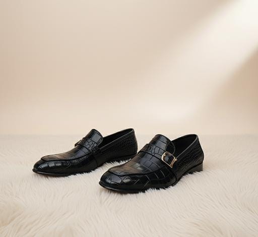 NOIR CROC SHOES-MV10