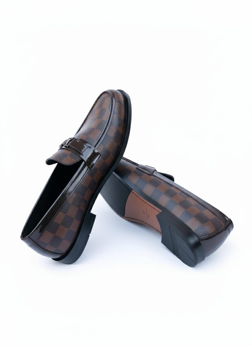 LOUIS FIT SHOES BROWN-MV02