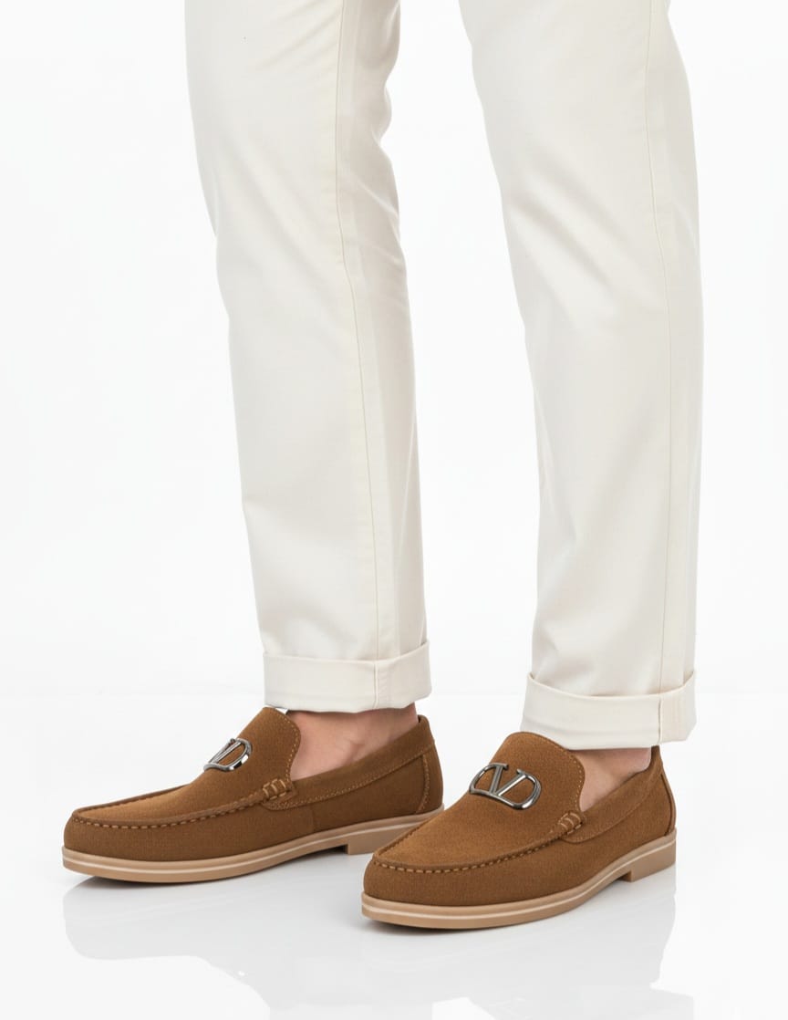 SOFTLANE SUEDE LOAFERS BROWN-MV04