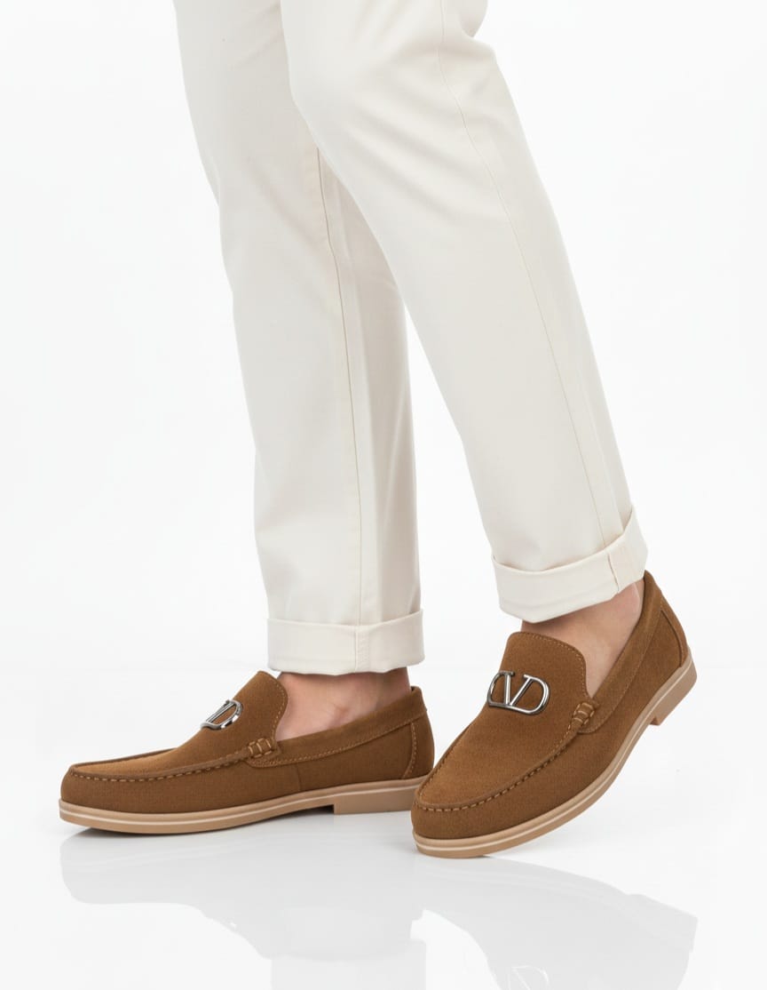 SOFTLANE SUEDE LOAFERS BROWN-MV04