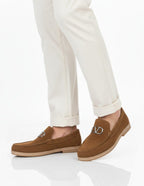 SOFTLANE SUEDE LOAFERS BROWN-MV04