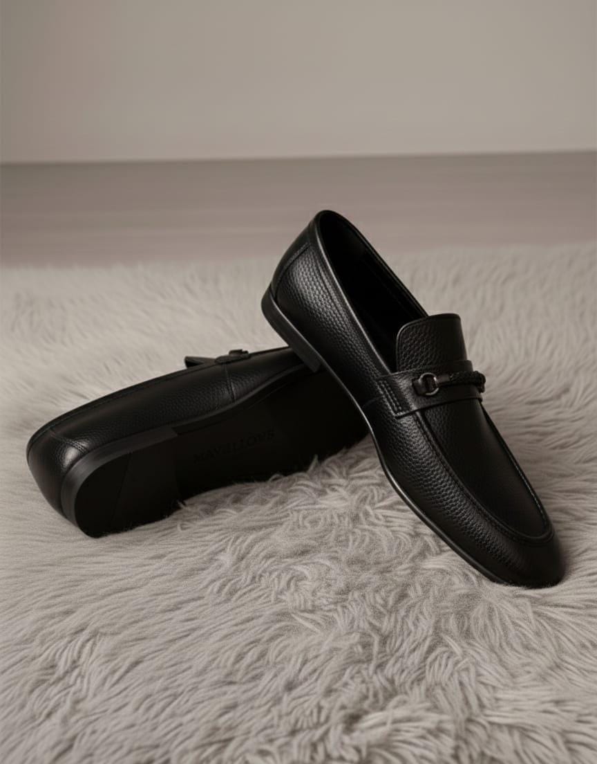CLASSIC LEATHER POCKET SHOES-MV06