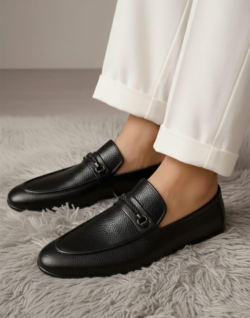 CLASSIC LEATHER POCKET SHOES-MV06