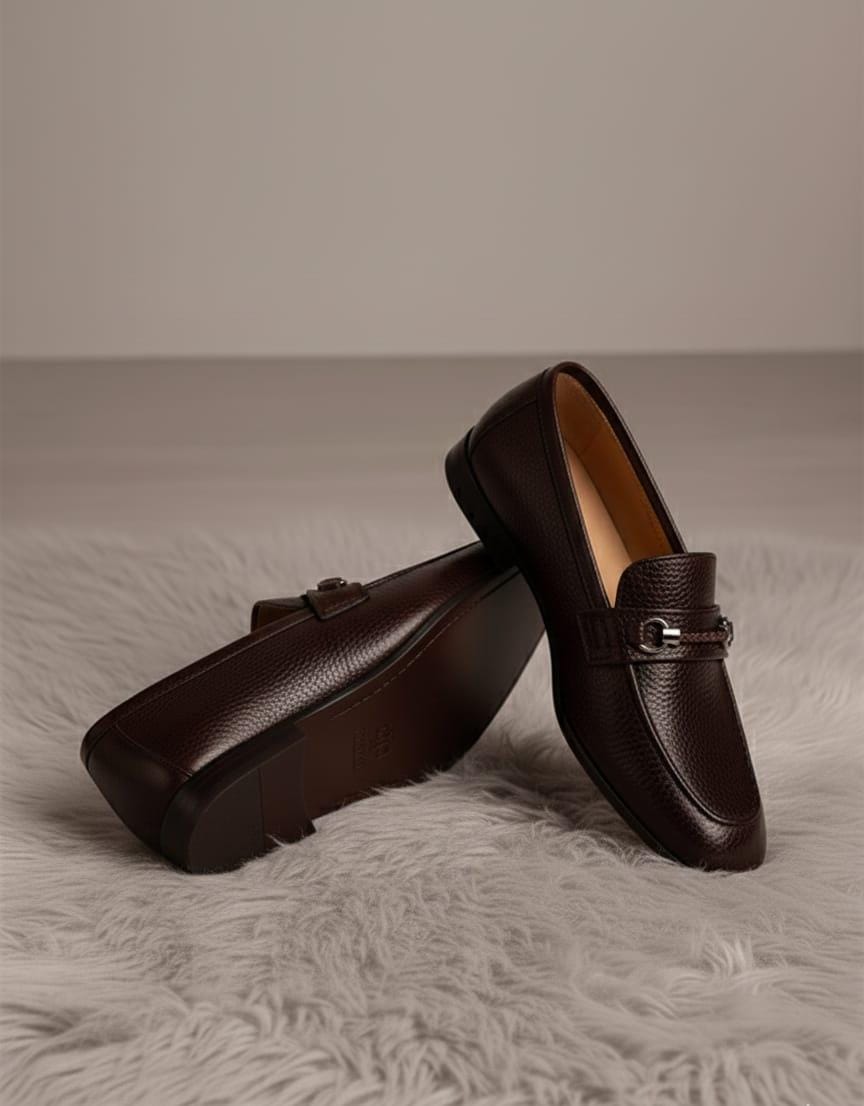 CLASSIC LEATHER POCKET SHOES-MV06