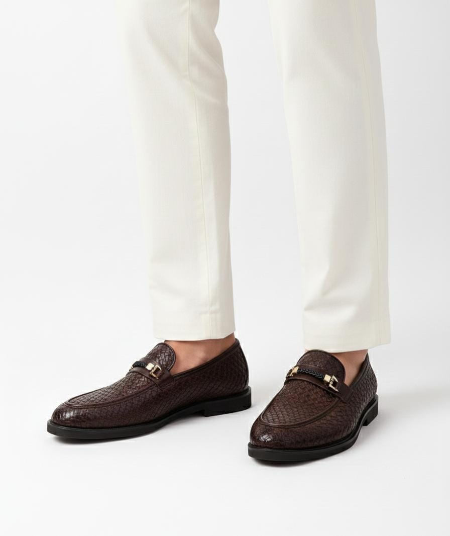 HERITAGE WAVE BROWN SHOES-MV08