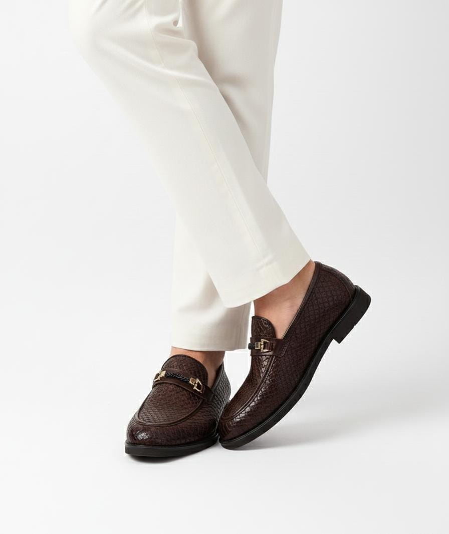 HERITAGE WAVE BROWN SHOES-MV08