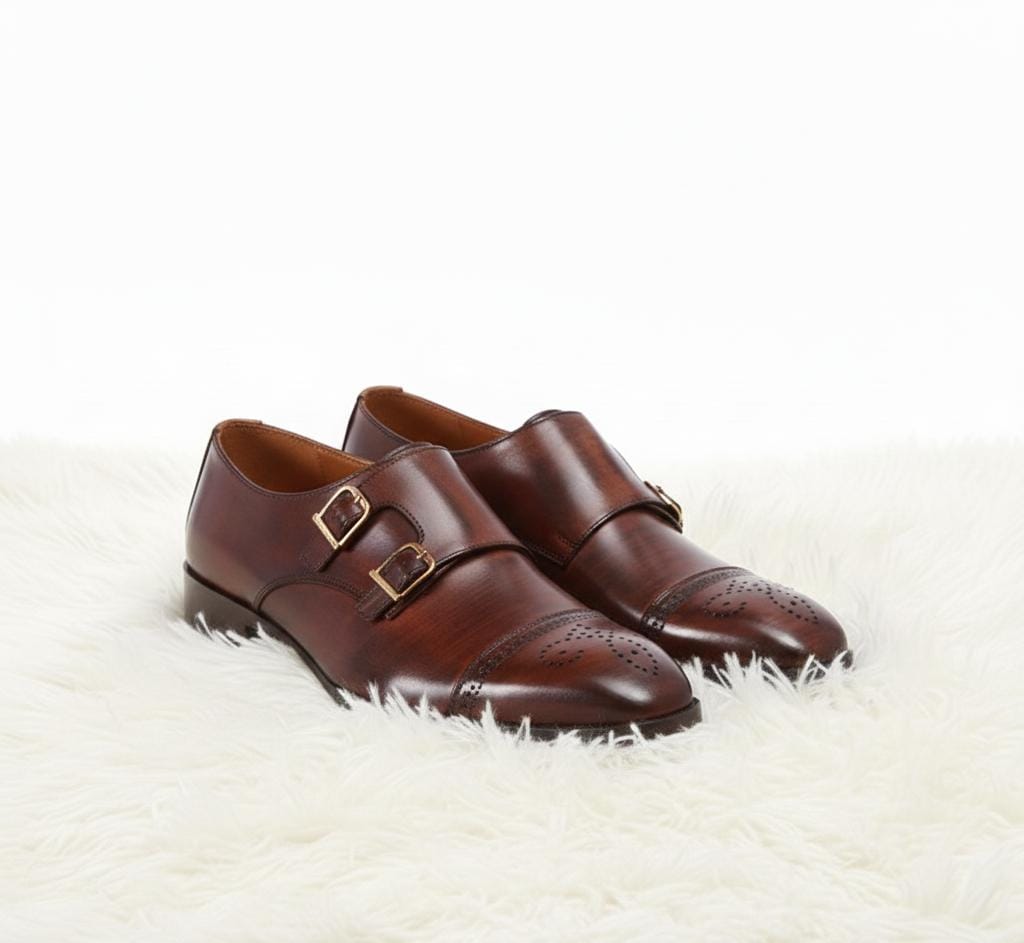 ROYALE MONK STRAP SHOES-MV09