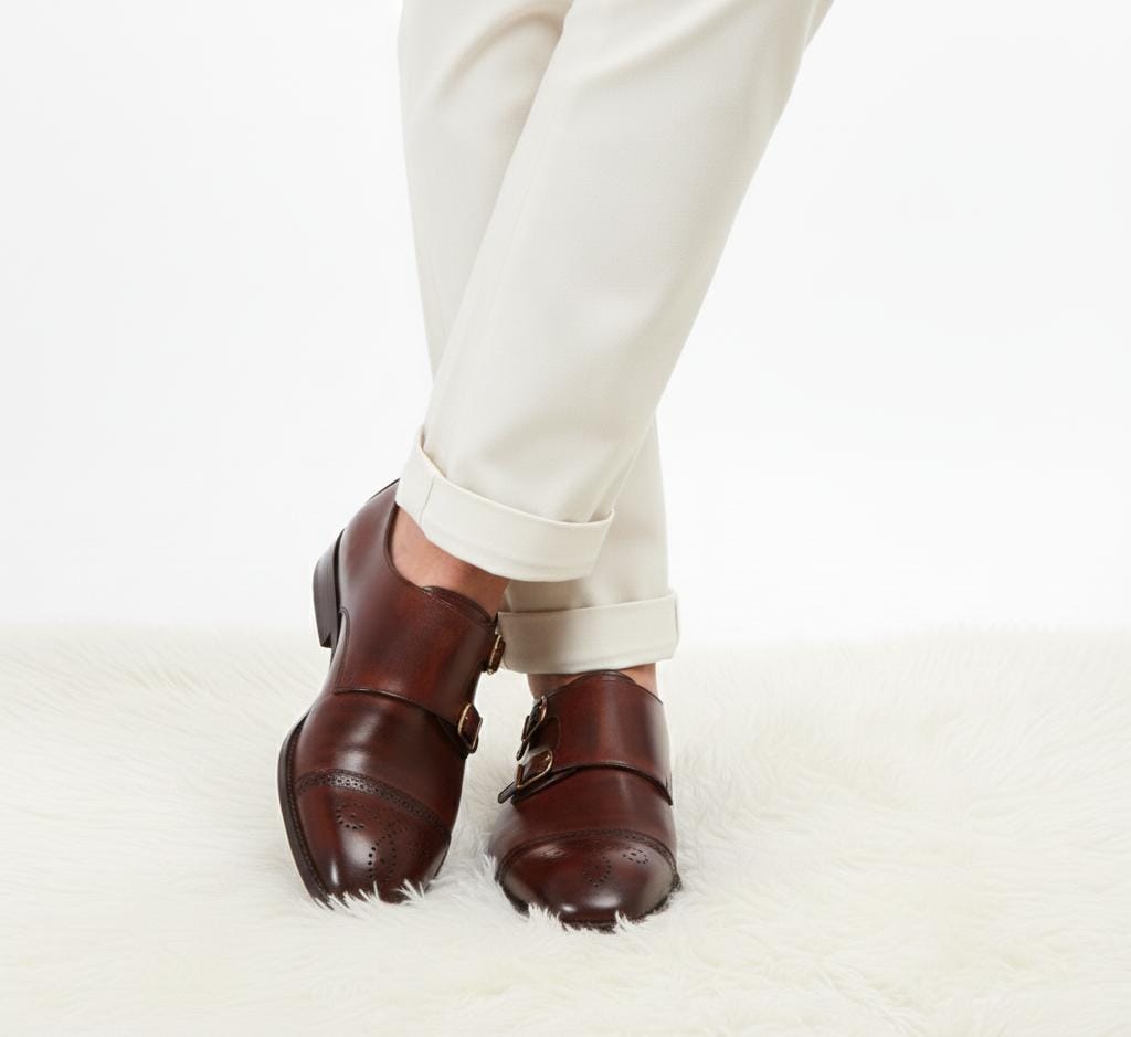 ROYALE MONK STRAP SHOES-MV09