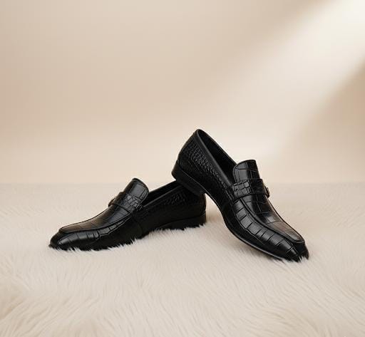 NOIR CROC SHOES-MV10