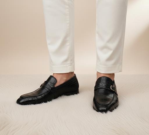 NOIR CROC SHOES-MV10