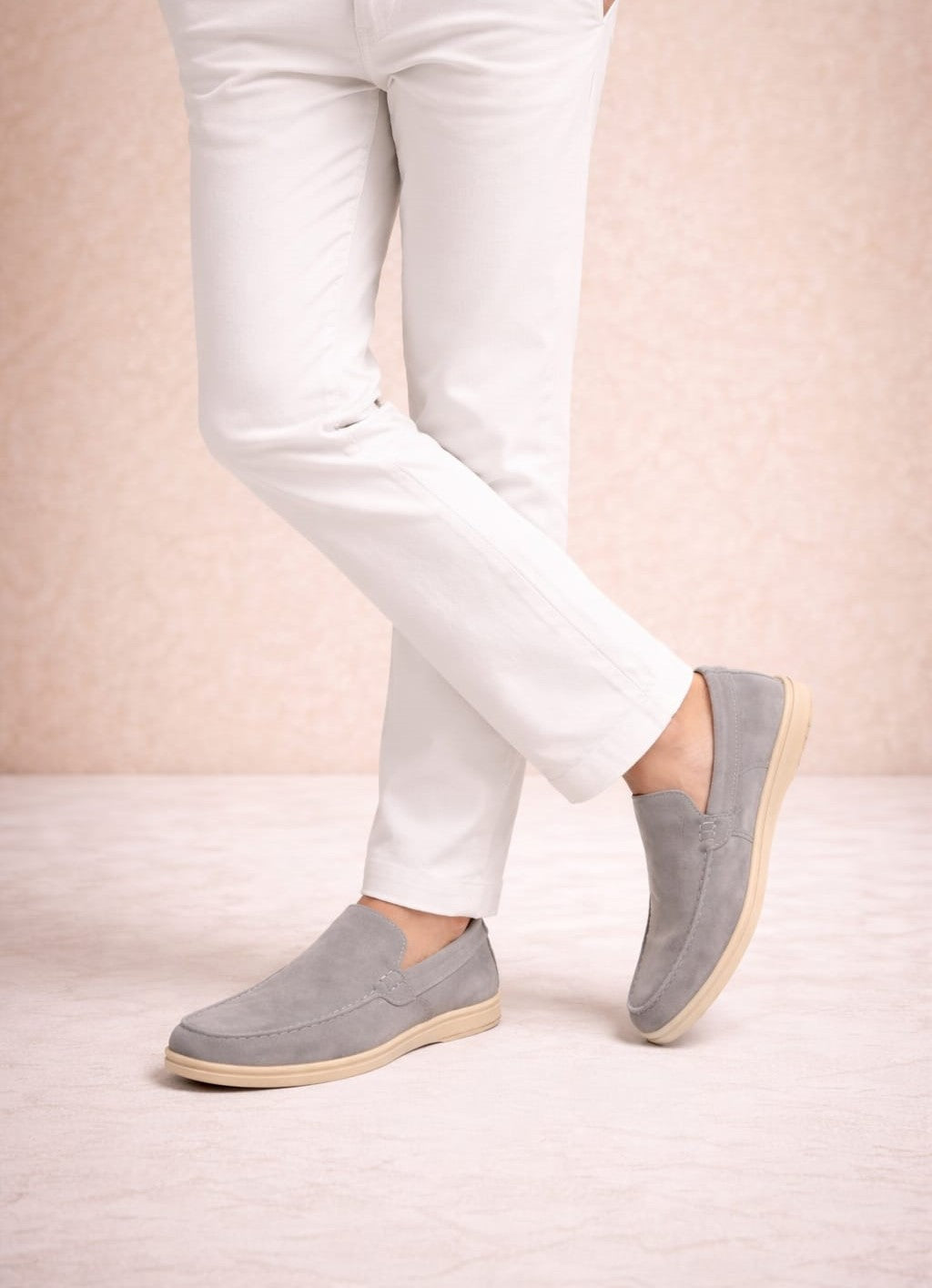 THE MOCCASIN SUEDE LOAFERS-MV19